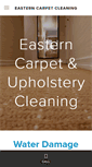 Mobile Screenshot of easterncarpetcleaning.com